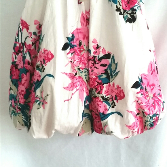 Rue21 Womens Sun Dress Small Strapless puff Skirt - Picture 3 of 7